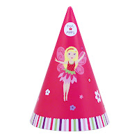 Pink Poppy Party Hat
