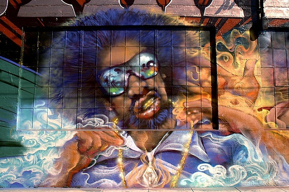 the bay mac dre street art mural