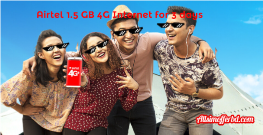 Airtel 1.5 GB 4G Internet offer