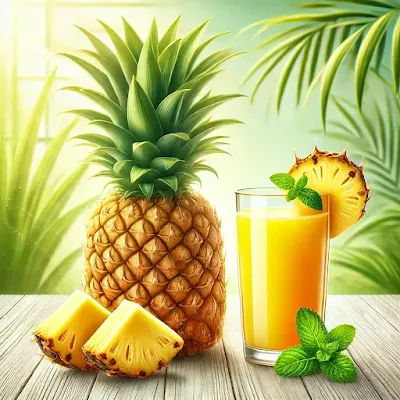 pineapple benefits for cough, natural remedy for cough, bromelain for respiratory health, pineapple juice for cough, tropical fruit health benefits