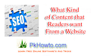 What Kind of Content that Readers want From a Website