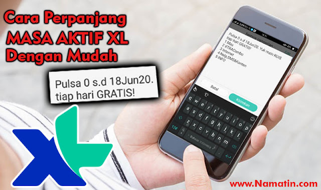 Cara perpanjang masa aktif xl