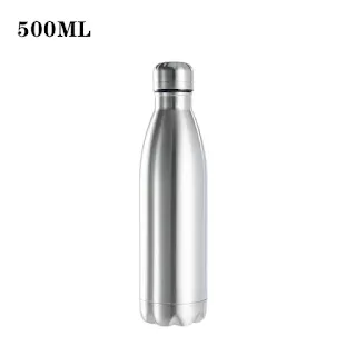 Portable Outdoor Water Bottle Food Grade Reusable Stainless Steel Single Wall Leakproof Nesting Cup Bottle hown - store