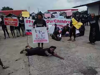 Gbaramatu women protest