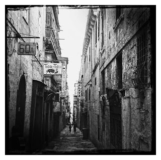 Strait Street in Valletta, Malta