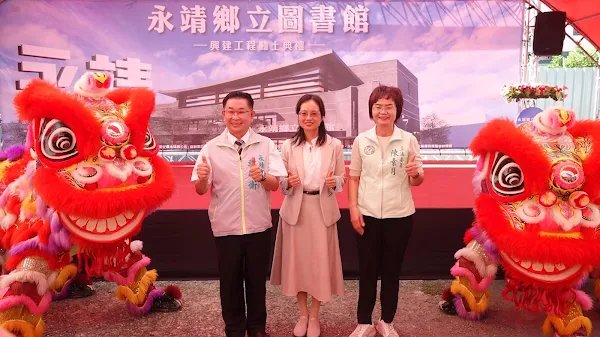▲永靖鄉長魏碩衛表示，我堅持，鄉親應該擁有一座舒適、美好、有文化溫度的圖書館。從政見到實踐，這是我對鄉親的承諾，更是對永靖未來的投資。（記者林郁芯攝）