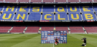 PRESENTATION OF DAVID VILLA AT CAMP NOU