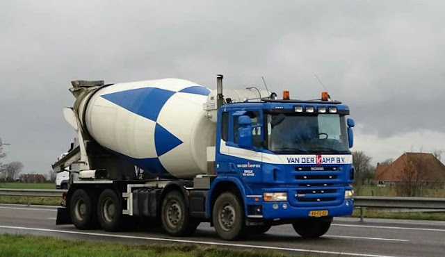 gambar truk molen Scania Buton