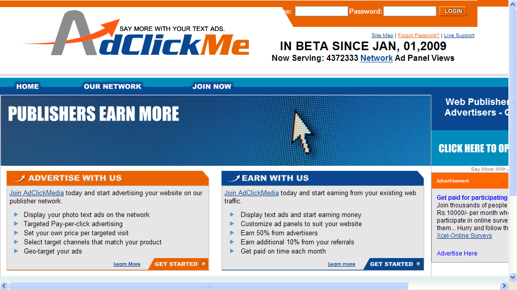 Earn Money Online from home: adclickmedia- does it work?