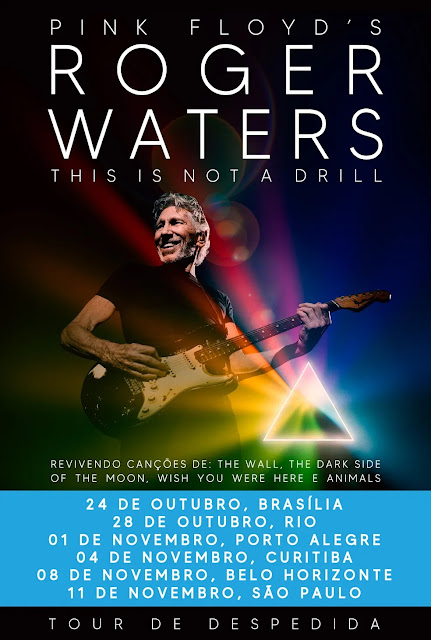 Roger Waters anuncia shows no Brasil de turnê de despedida