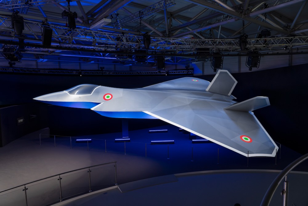 El Reino Unido, Italia y Japón muestran el modelo conceptual del GCAP, su nuevo avión de combate de próxima generación