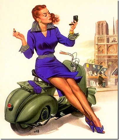 Vespa Vacation Calendar 1951 04 zoom in