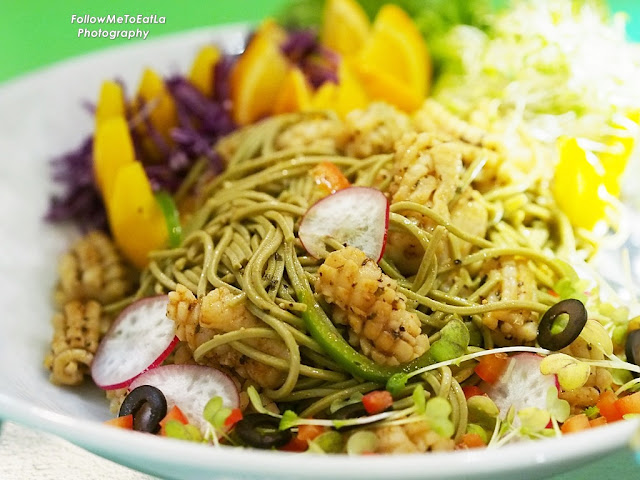 Cajun Squid Flower & Soba Noodle Salad