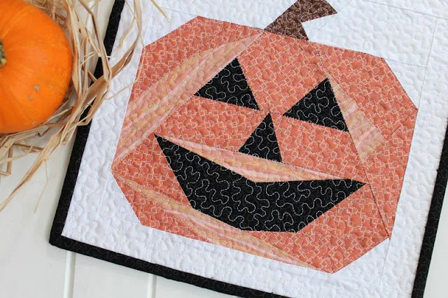 Jack-O-Lantern Mini Quilt