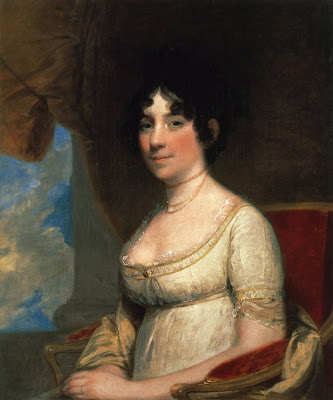 Dolly Payne Todd Madison (1768-1849) , 1804 by Gilbert Stuart;