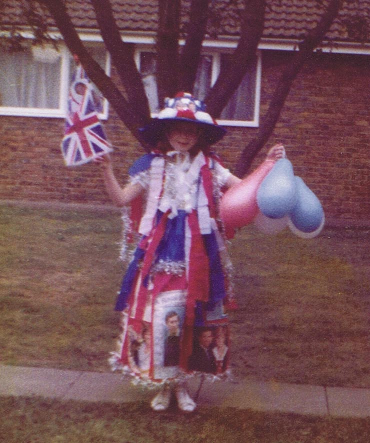 royal wedding fancy dress. (I came 3rd in the fancy dress