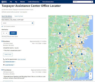 Taxpayer Assistance Center Office Locator