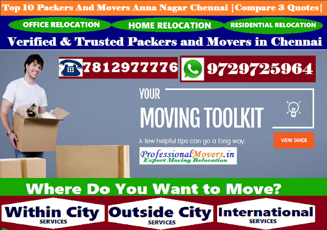 List packers and movers Chennai