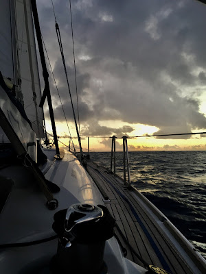 Clouds at sea Pacific