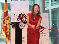 New American Center opens its doors in Colombo.