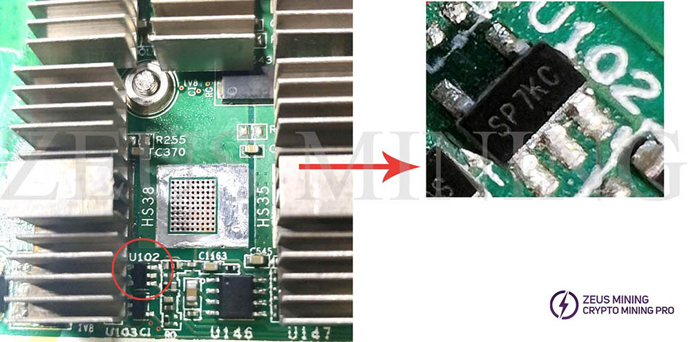 Voltage regulator chip SP7KC