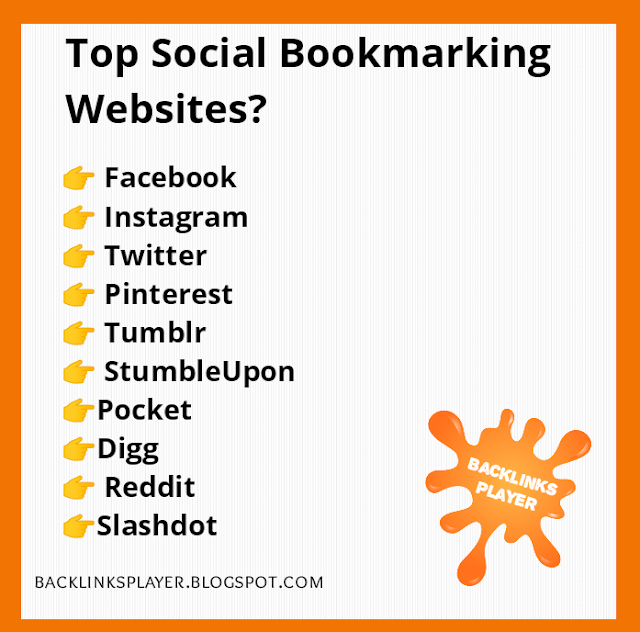 Top Social Bookmarking Submission Websites