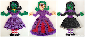 Halloween Hama bead witches