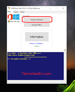 turtorial tips cara activate windows 10 menggunakan kmsauto net