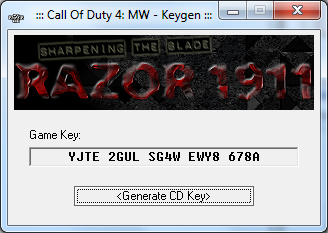 Call of Duty 4 Guide: Multiplayer Keycode for Call of Duty 4: Modern ...