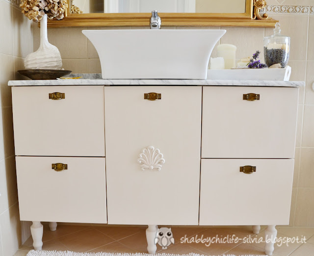 bagno shabby chic