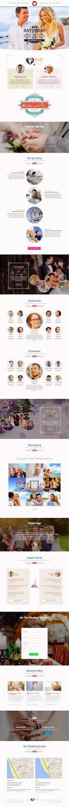 Responsive Wedding Website Themes 2015