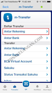 Tambah Rekening BCA di BCA Mobile