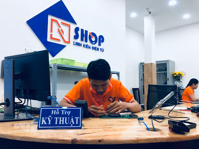 Khu vực Kỹ thuật Điện tử NShop Quận 9