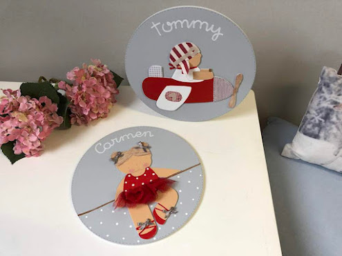 placa puerta infantil personalizada