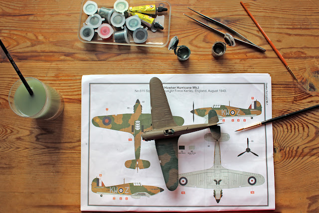 The Butterfly Balcony: Wendy's Week Kitty Cuddles & Compelling Yarns - Airfix Hurricane The Butterfly Balcony: Wendy's Week Kitty Cuddles & Compelling Yarns - Airfix Hurricane