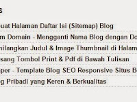 Cara Membuat Related Posts di Bawah Posting Blog
