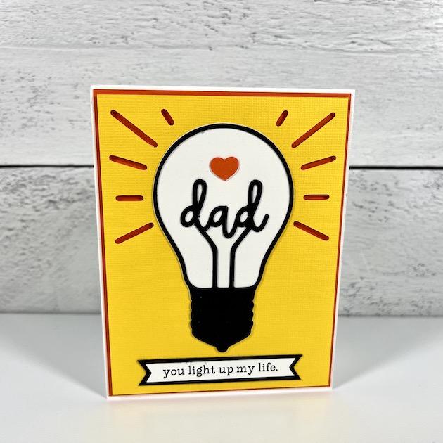 Father's Day Lightbulb Card