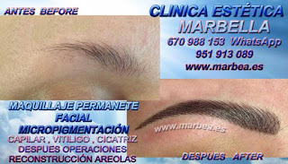 micropigmentyación Marbella clínica estetica ofrenda los mejor precio para micropigmentyación, maquillaje permanente de cejas en Marbella y marbella