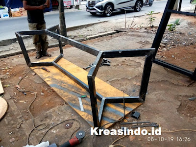 Kaki Meja Besi pesanan PT Talenta Tri Karya [ comvi interior ] di BSD Tangerang