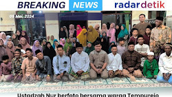Kajian Tausyiah dan Reuni Bersama Ustadzah Nur di Masjid Al Hidayatul Barokah Tempurejo Jumapolo Karanganyar Berlangsung Haru