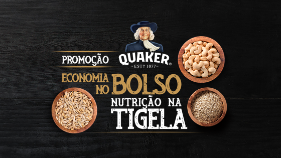 Promoção Quaker Economia no Bolso Nutrição na Tigela