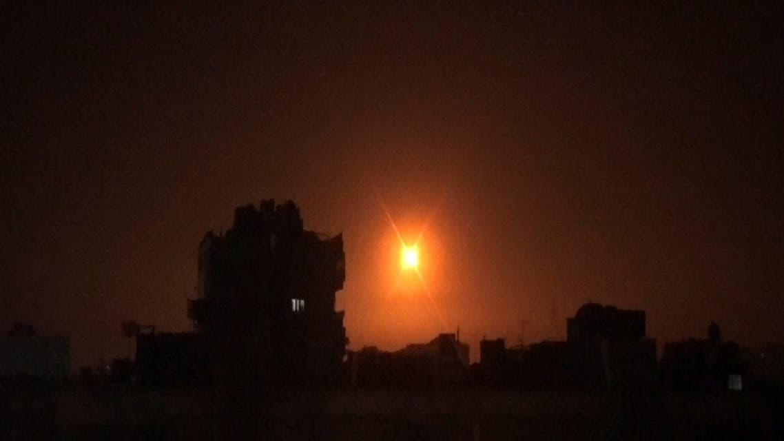From the Israeli bombing over the countryside of Damascus.
