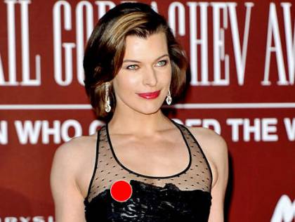 Milla Jovovich turned heads on the red carpet Wednesday for all the wrong