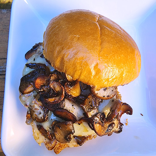 Mushroom Swiss Burgers on the Grill