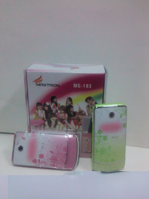 harga Maxtron Chibi MG193, spesifikasi dan fitur Maxtron Chibi MG193, handphone lipat buat cewek