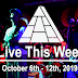 Live This Week: October 6th - 12th, 2019