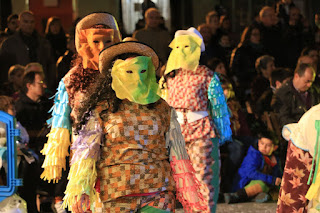 Representación del carnaval tradicional vasco