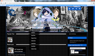 Template Anime Untuk Blog