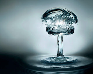 Atomic Water Explosion Wallpaper