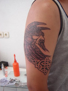 Shoulder Viking Tattoo Design 7